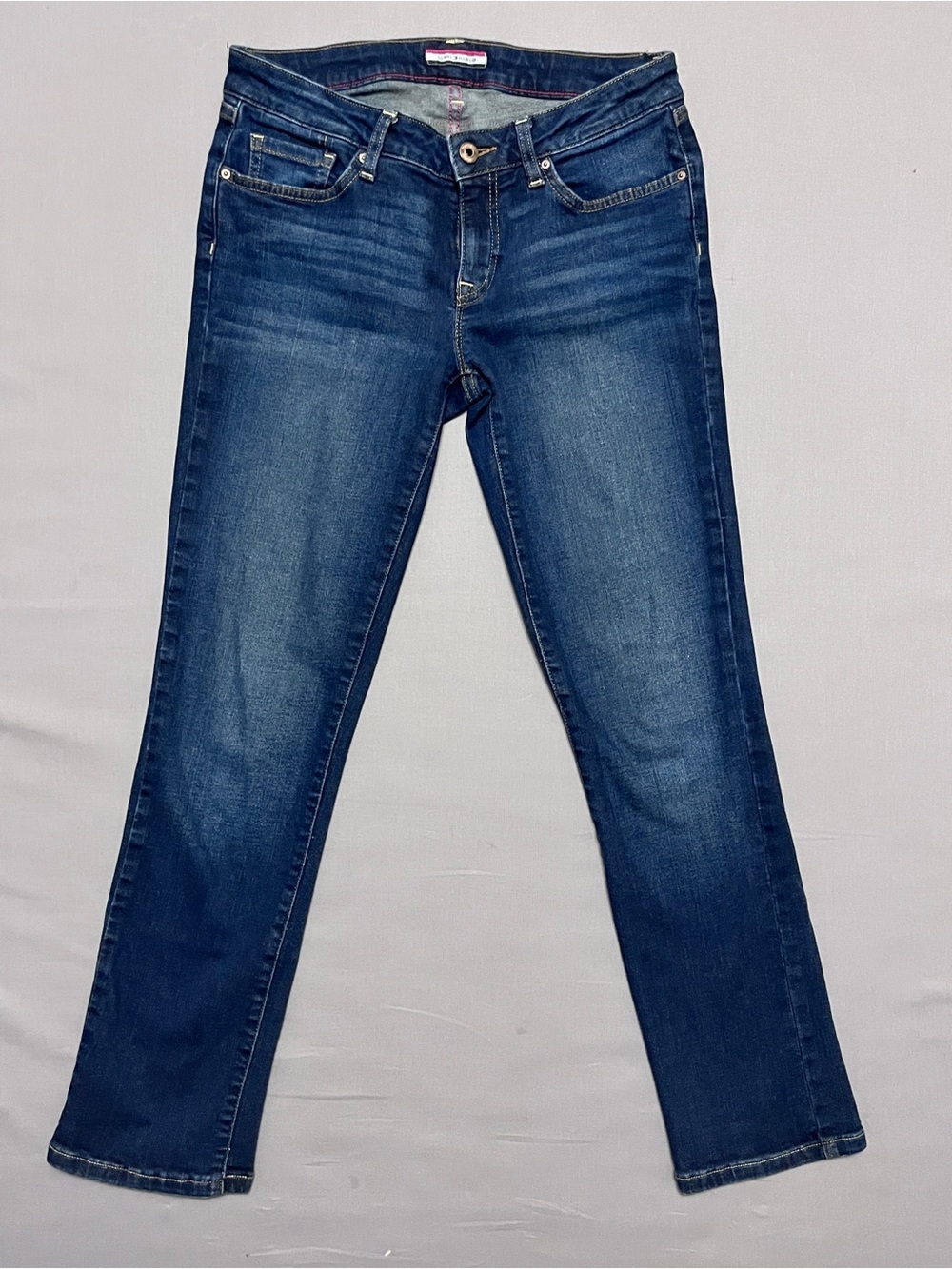 Tommy Hilfiger Dark Blue Straight Leg Jeans Size 4S